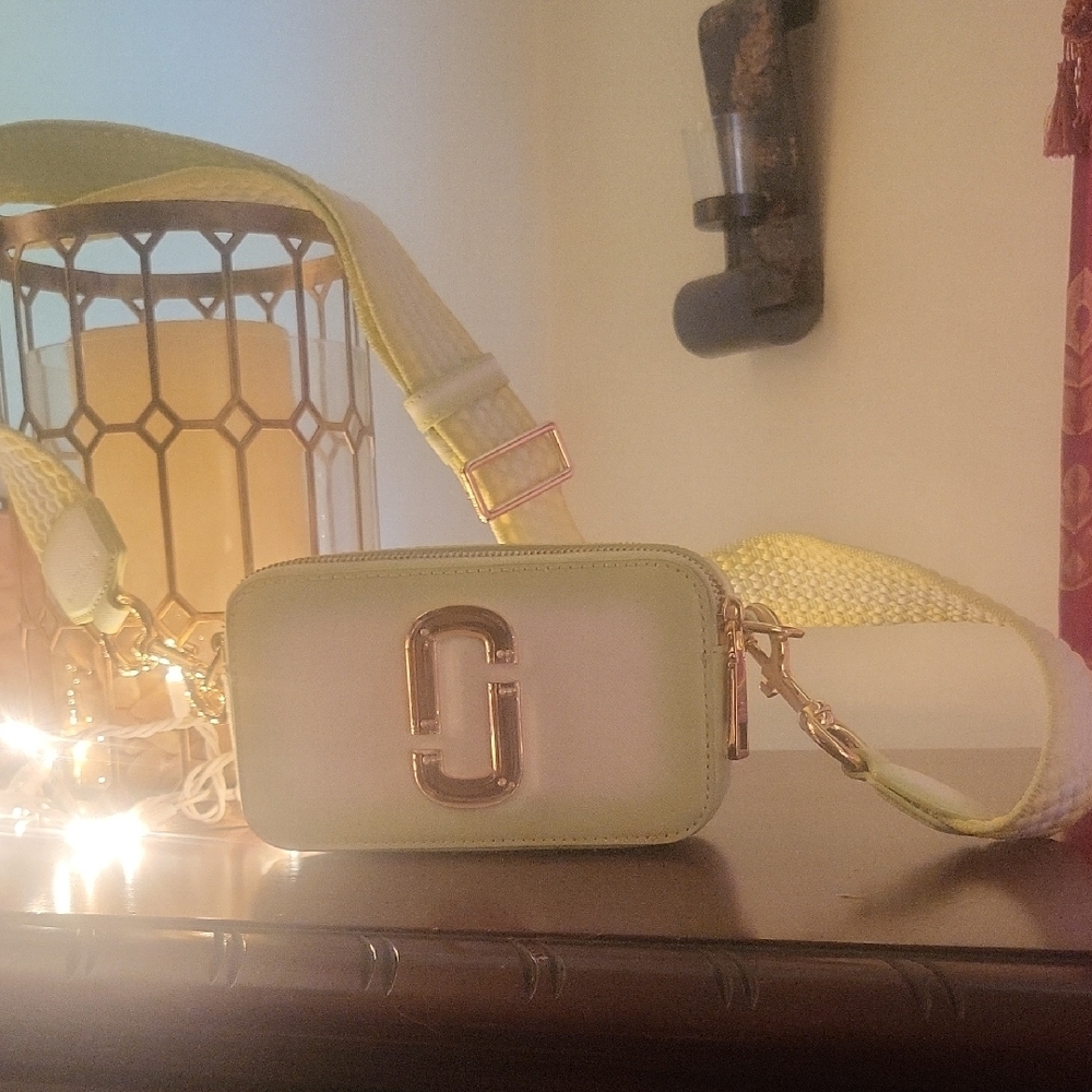 Marc Jacobs White and Green Women's Bag